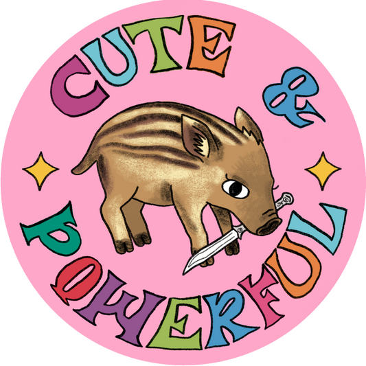Cute & Powerful Sticker