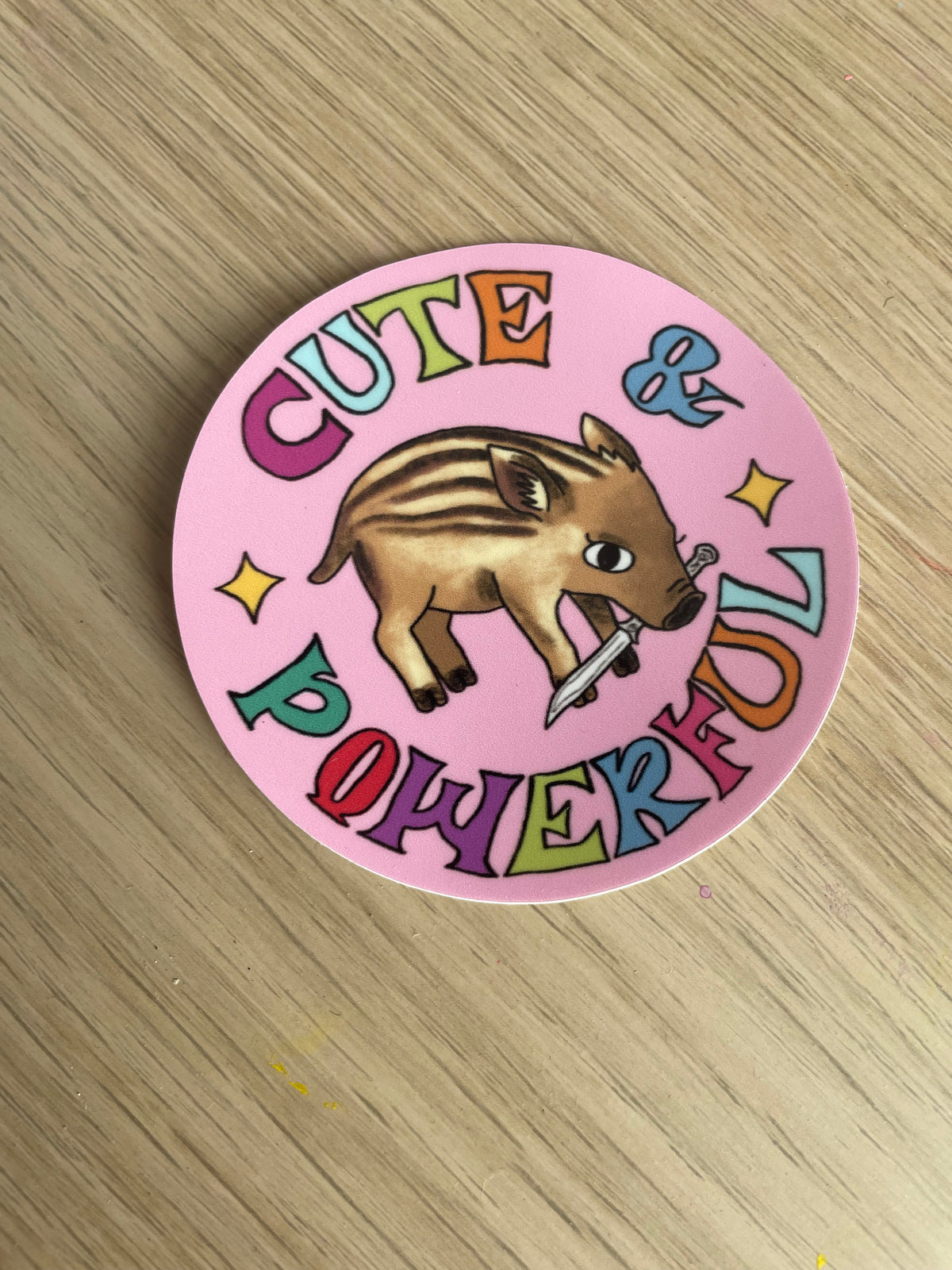Cute & Powerful Sticker
