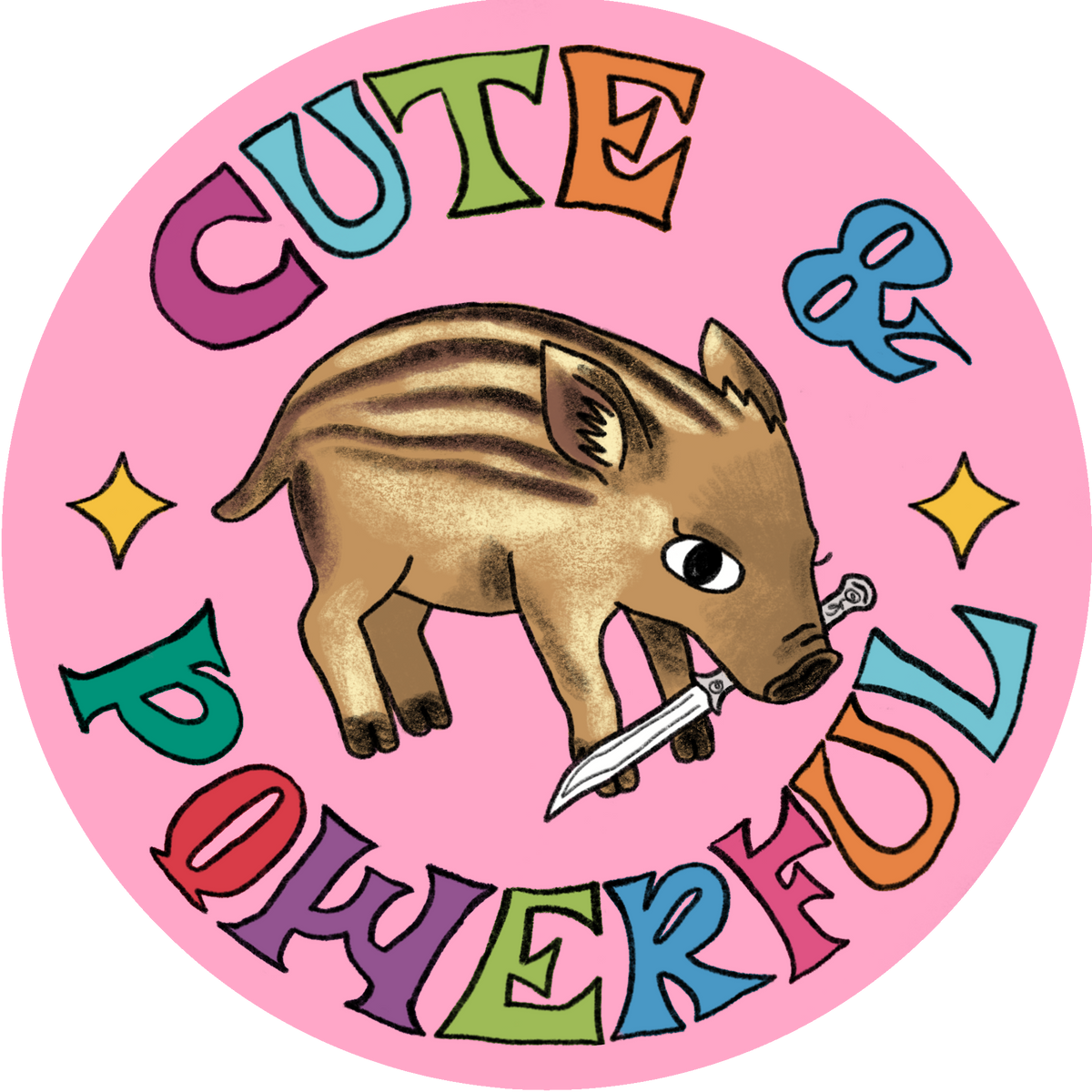 Cute & Powerful Sticker