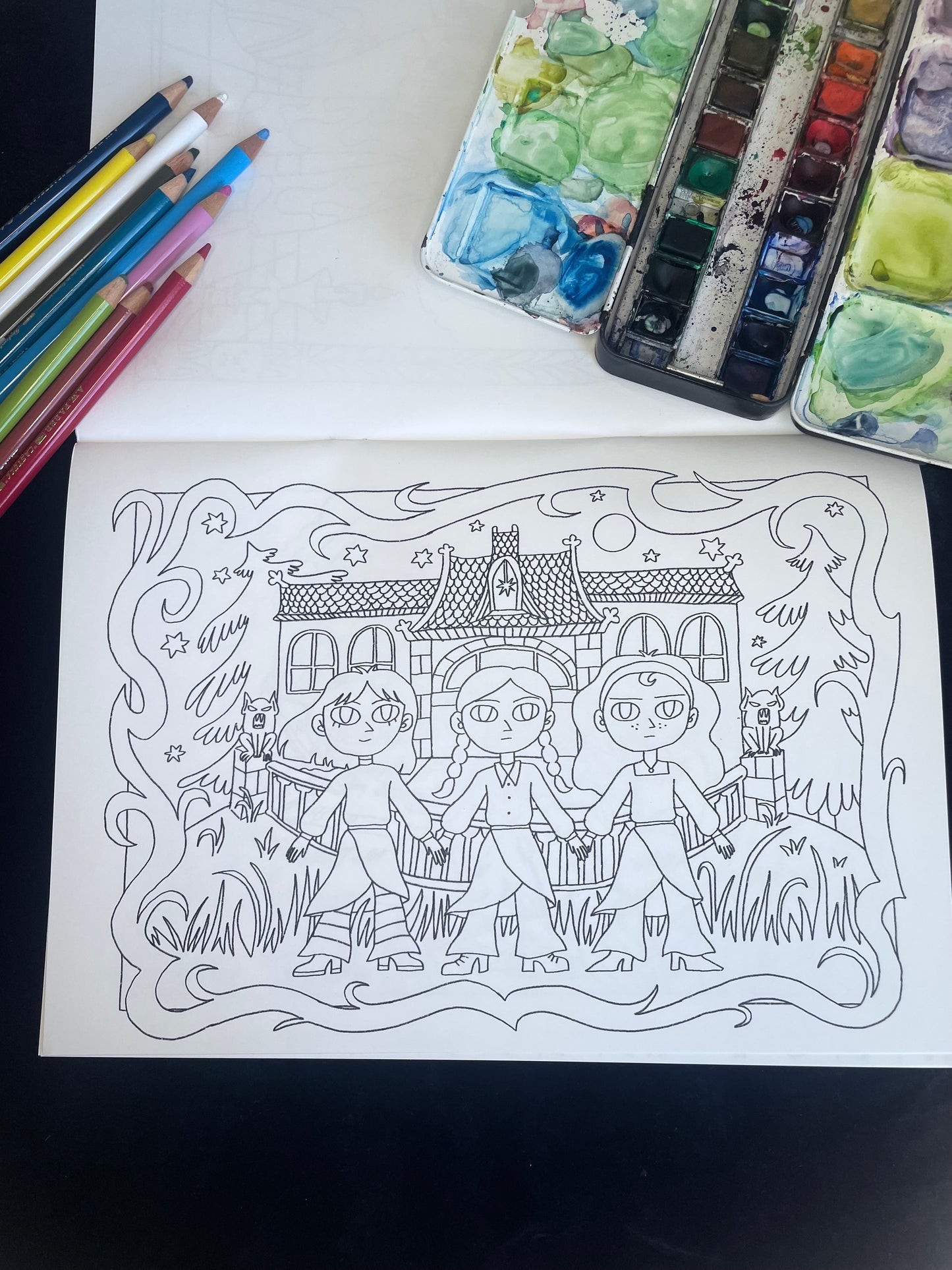 Fantasy Colouring Book