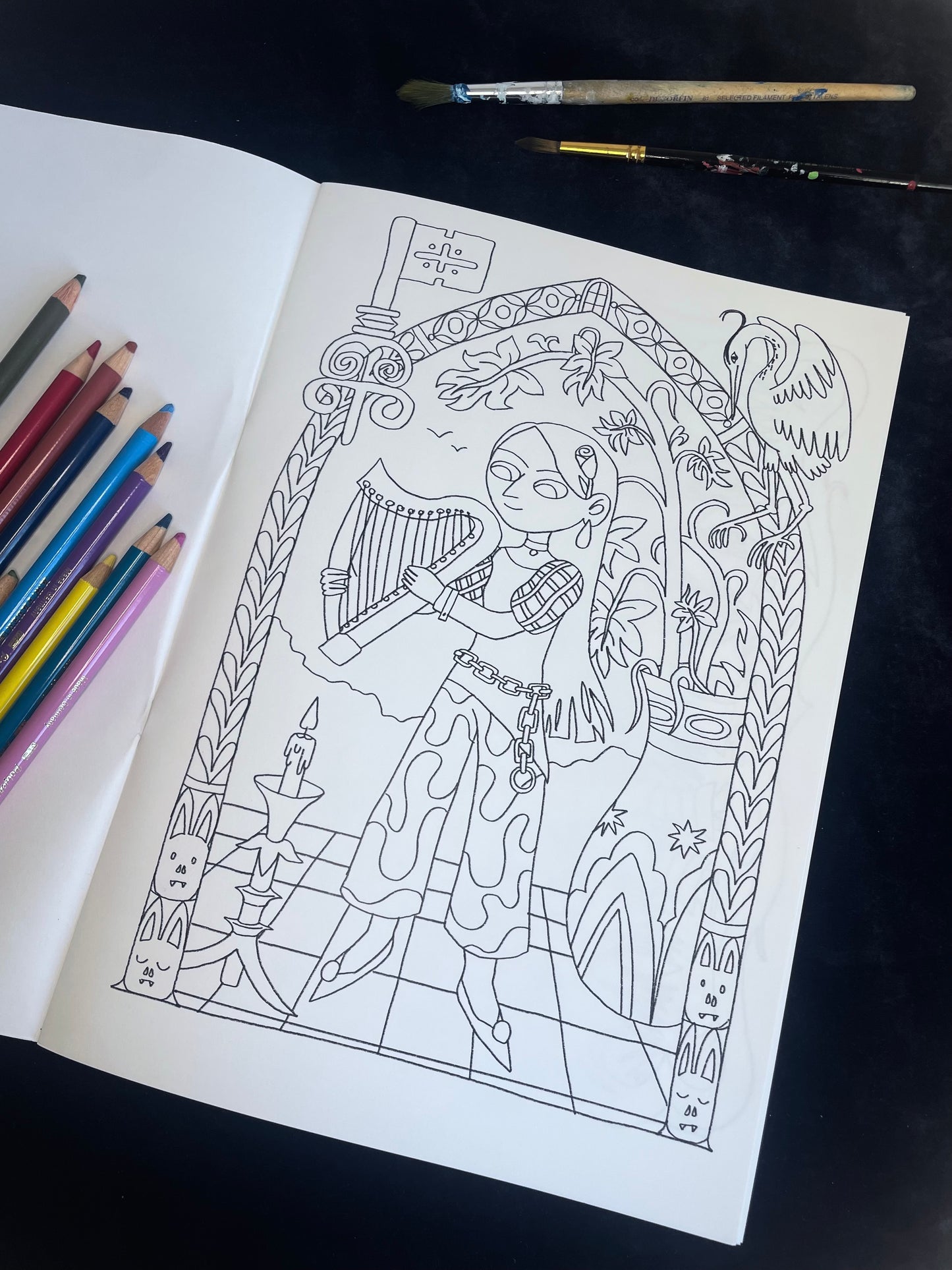 Fantasy Colouring Book