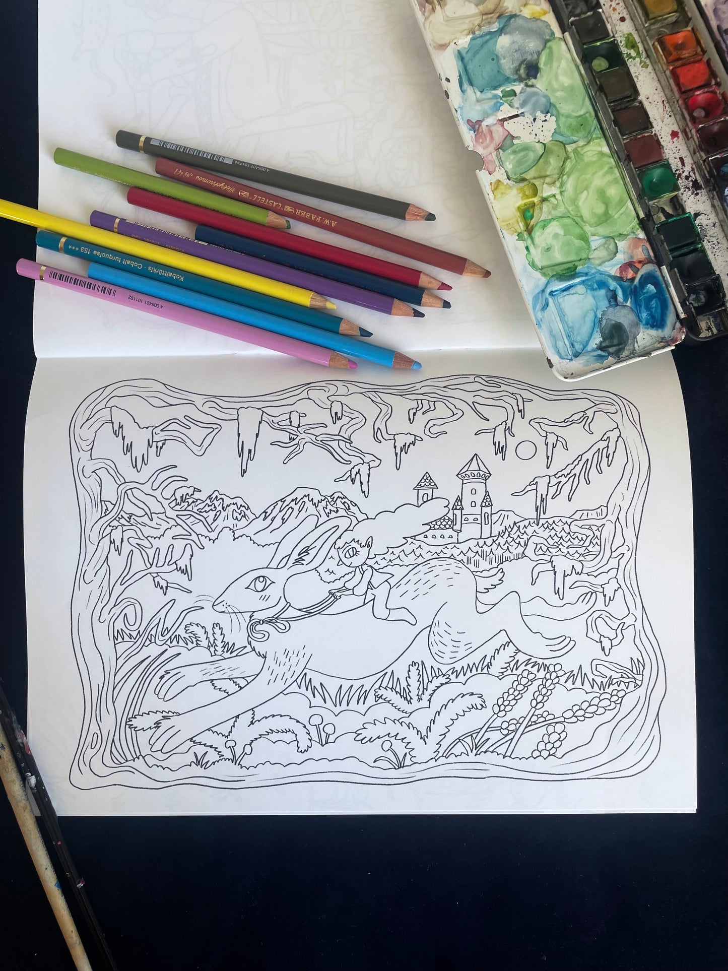 Fantasy Colouring Book